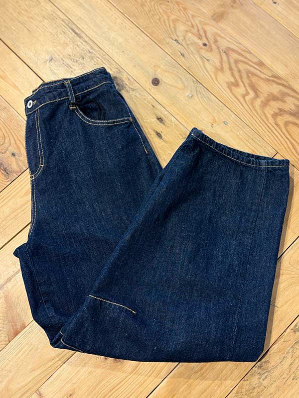 PLEASE JEANS A JAMBE LARGE AVEC POCHES BRUT – Image 2