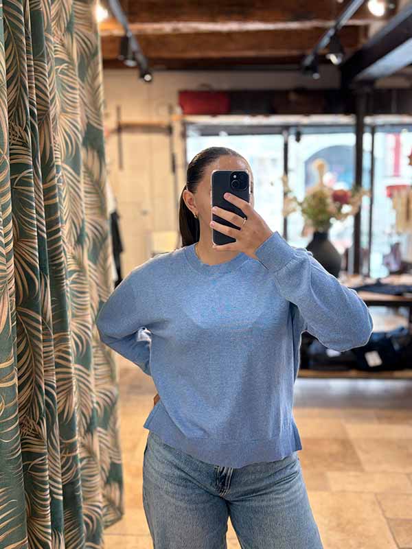 PULL EN MAILLE COL ROND